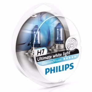ΛΑΜΠΕΣ H7 12V/55 DIAMOND VISION ΣΕΤ PHILIPS