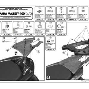 ΣΧΑΡΑ MAJESTY-400 04/10 GIVI