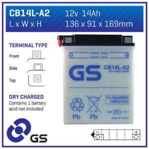 ΜΠΑΤΑΡΙΑ YB14L-A2 GS