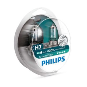 ΛΑΜΠΕΣ H7 12V 55 X-TREME VISION MOTO +100% PHILIPS