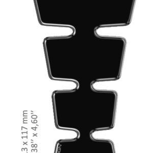 ΠΡΟΣΤΑΤΕΥΤΙΚΟ ΡΕΖΕΡΒΟΥΑΡ UNIVERSAL GOLD SHAPE BLACK ONE DESIGN