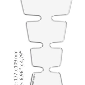 ΠΡΟΣΤΑΤΕΥΤΙΚΟ ΡΕΖΕΡΒΟΥΑΡ GOLD SHAPE TRANSPARENT ONE DESIGN